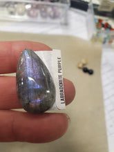 Load image into Gallery viewer, Purple Labradorite Cabochon