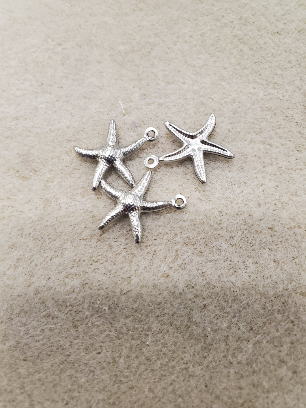 304 Stainless Steel Starfish Charm