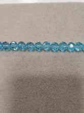 Load image into Gallery viewer, Faceted Round Glass Crystal 8mm
