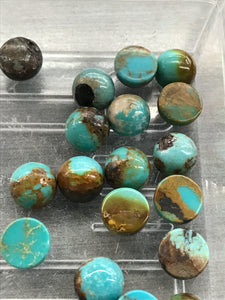 TURQUOISE CABOCHON 8MM