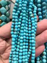 Load image into Gallery viewer, Howlite Blue Round