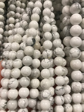 Load image into Gallery viewer, Howlite White Round
