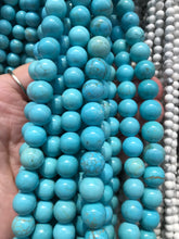 Load image into Gallery viewer, Howlite Blue Round