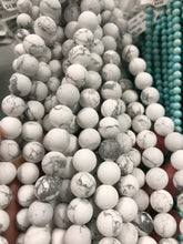 Load image into Gallery viewer, Howlite White Round