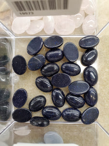 BLUE GOLDSTONE CABOCHON