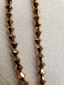GLASS BICONE 8MM