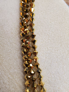 GLASS BICONE 8MM