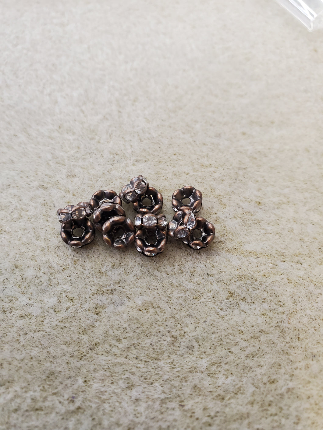RHINESTONE SPACER 6X3MM