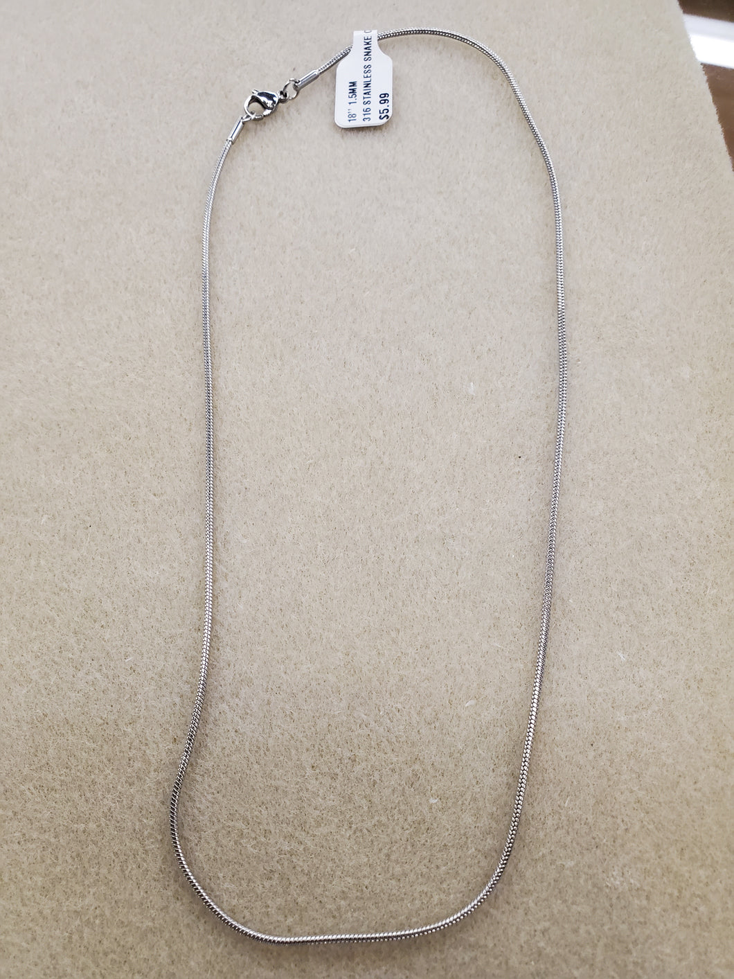 316 STAINLESS SNAKE CHAIN