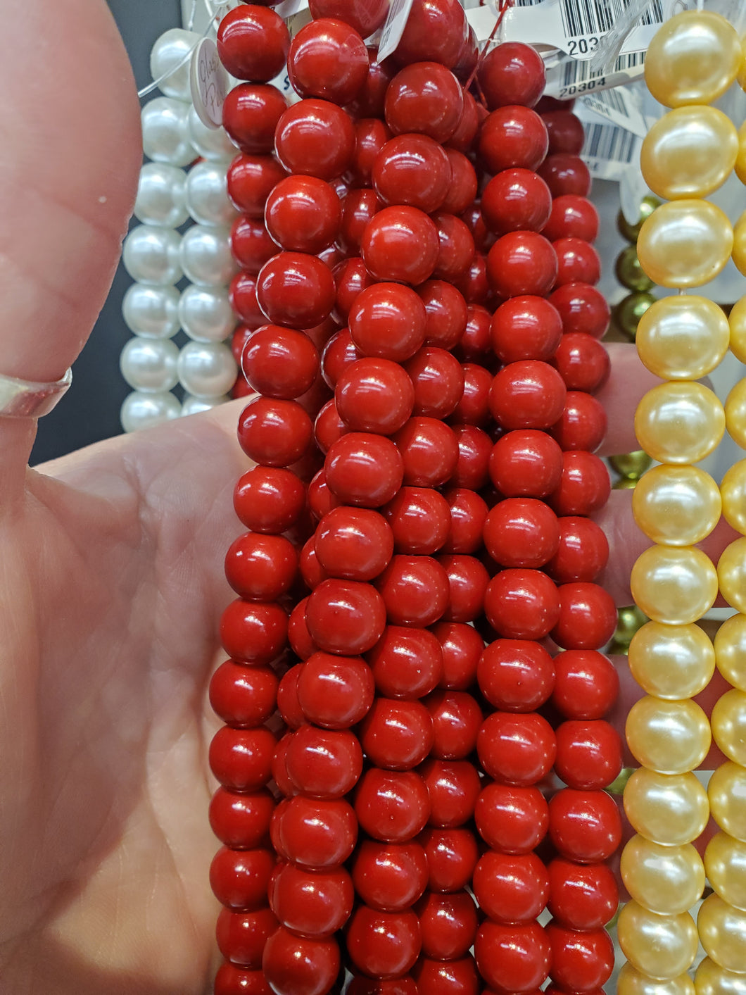GLASS PEARL 10MM
