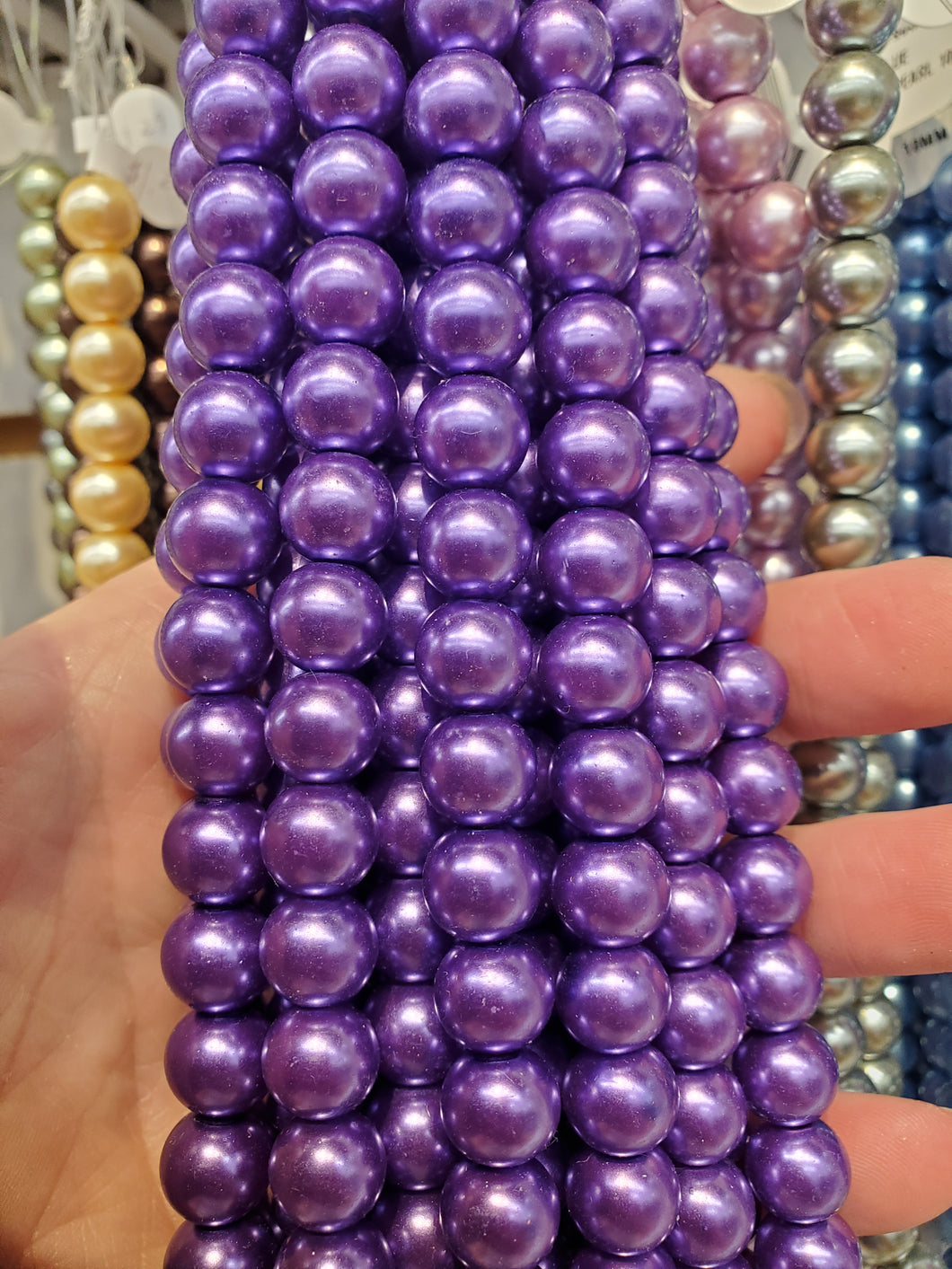 GLASS PEARL 10MM