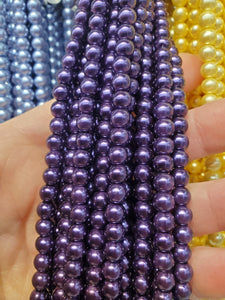 GLASS PEARL 6MM
