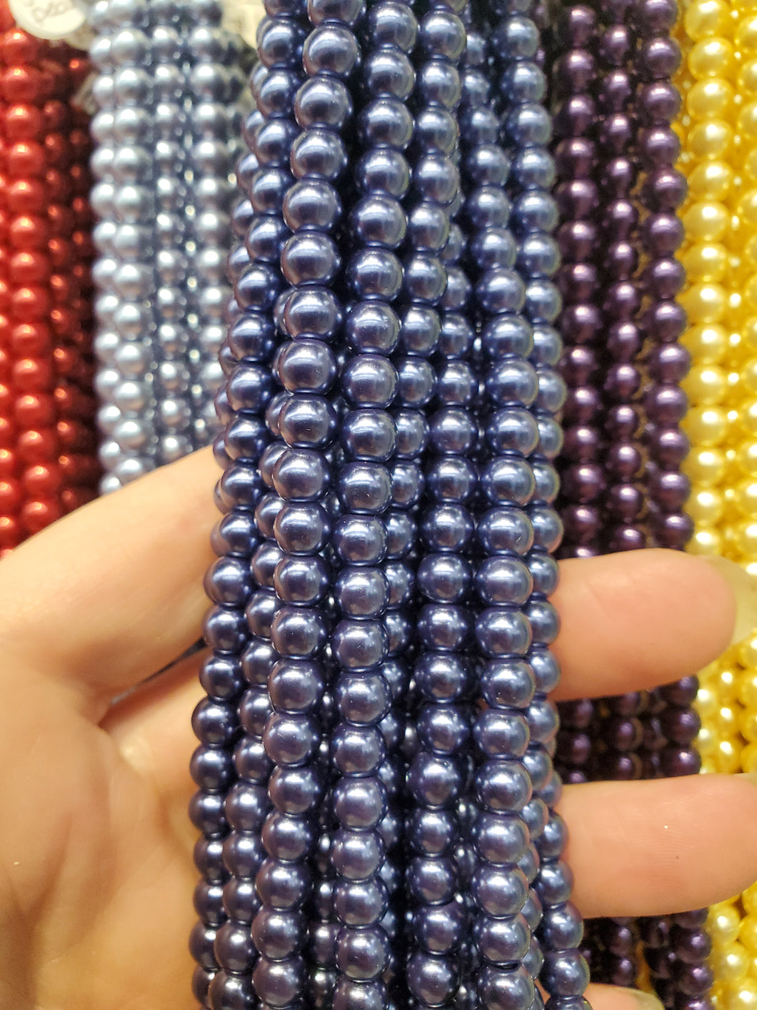GLASS PEARL 6MM