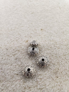 PEWTER BICONE SPACER