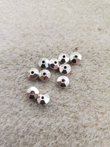 PEWTER BICONE SPACER