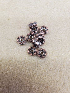 RHINESTONE RONDELLE 8MM