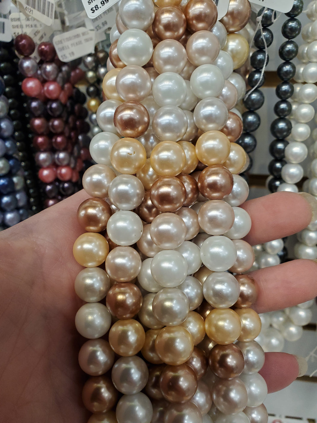 SHELL PEARL 12MM