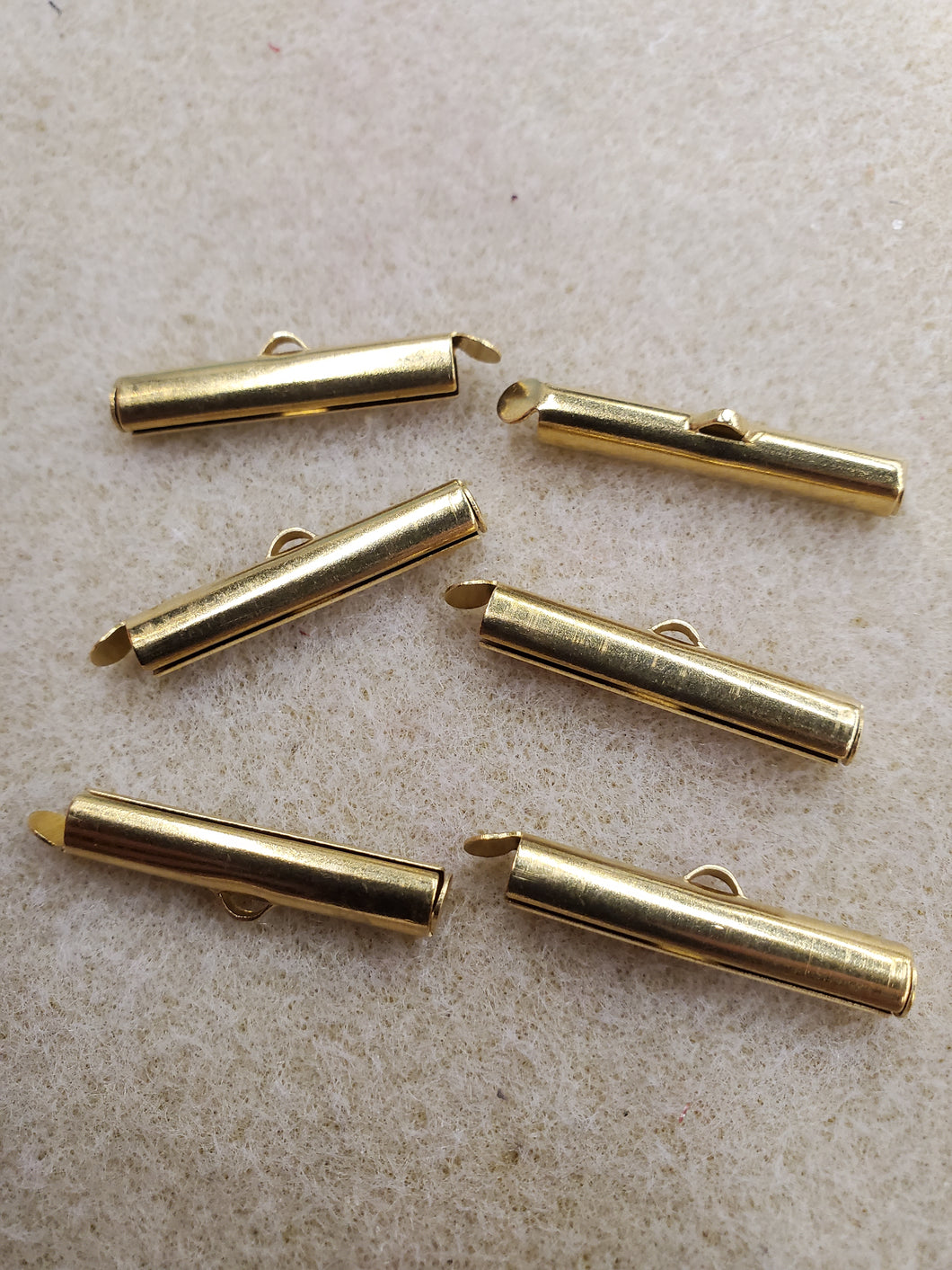 UNPLATED BRASS SLIDER END CAP