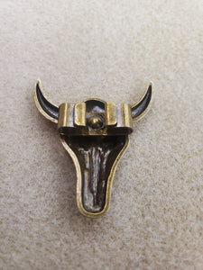 BOLO TIE SLIDE CLASP OX HEAD