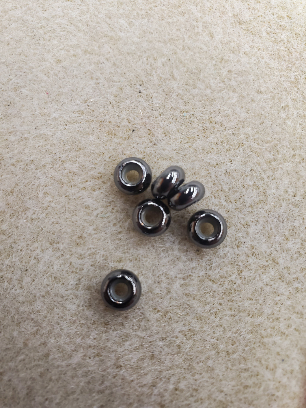 BRASS SLIDER BEAD 6X3MM