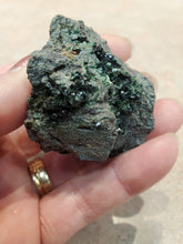 Load image into Gallery viewer, COPPER PHOSPHATE LEBETHENITE ON DOLOMITE
