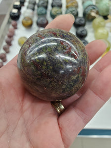 DRAGON BLOOD JASPER SPHERE