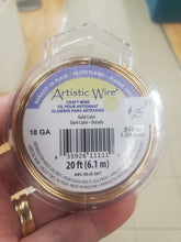 Load image into Gallery viewer, 18GA GOLD WIRE
