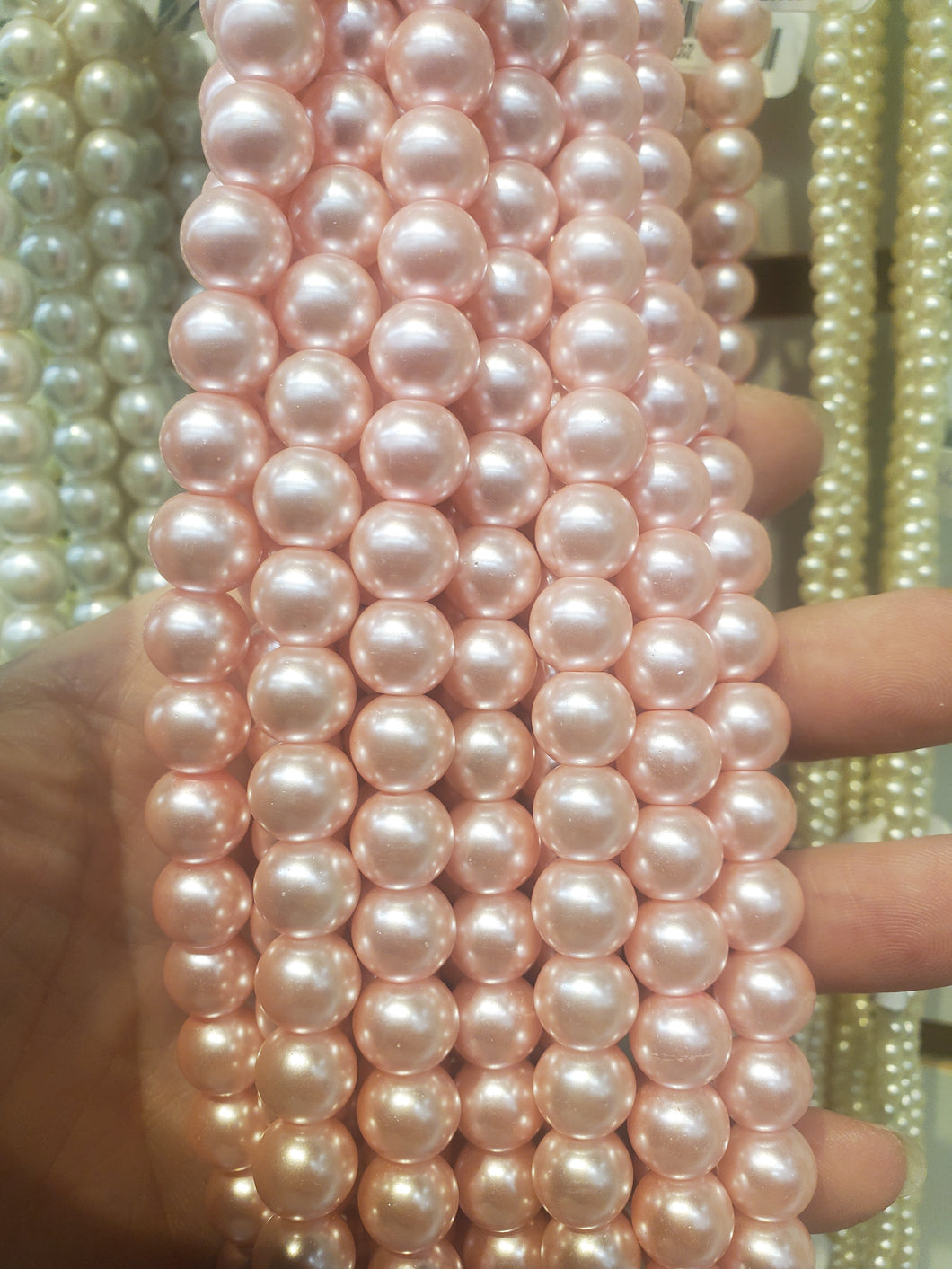 GLASS PEARL 10MM