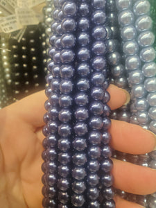 GLASS PEARL 8MM ECO-FRIENDLY