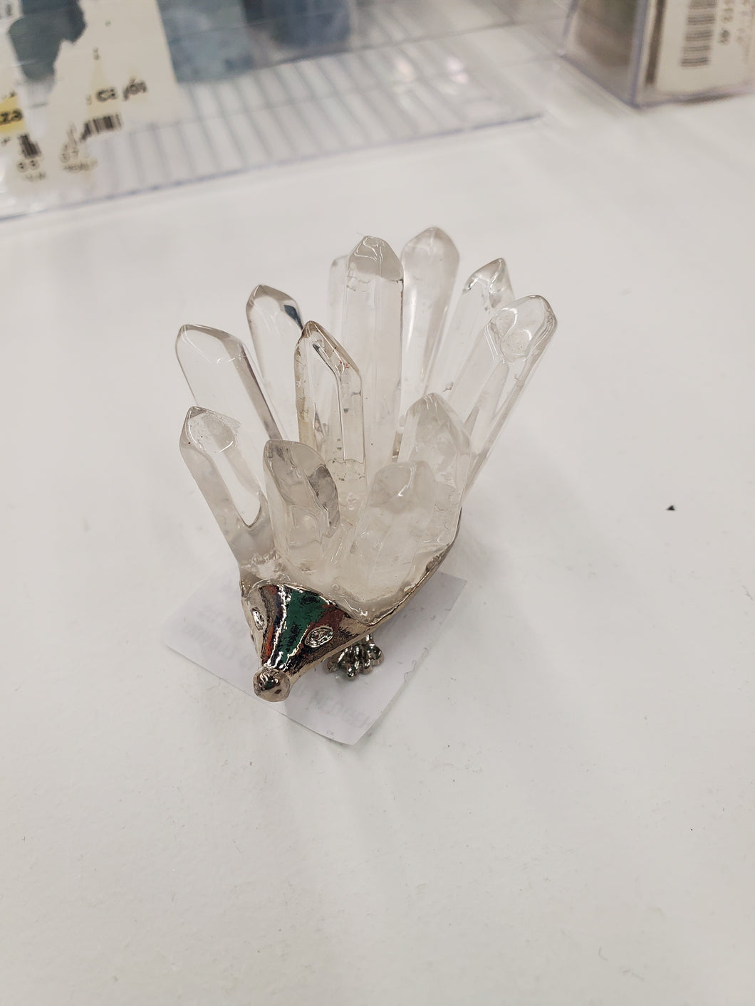 QUARTZ CLUSTER HEDGEHOG