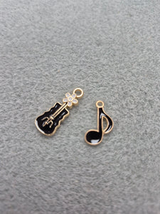 ENAMEL MUSICAL CHARMS
