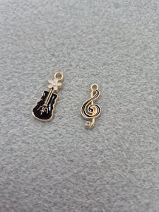 ENAMEL MUSICAL CHARMS