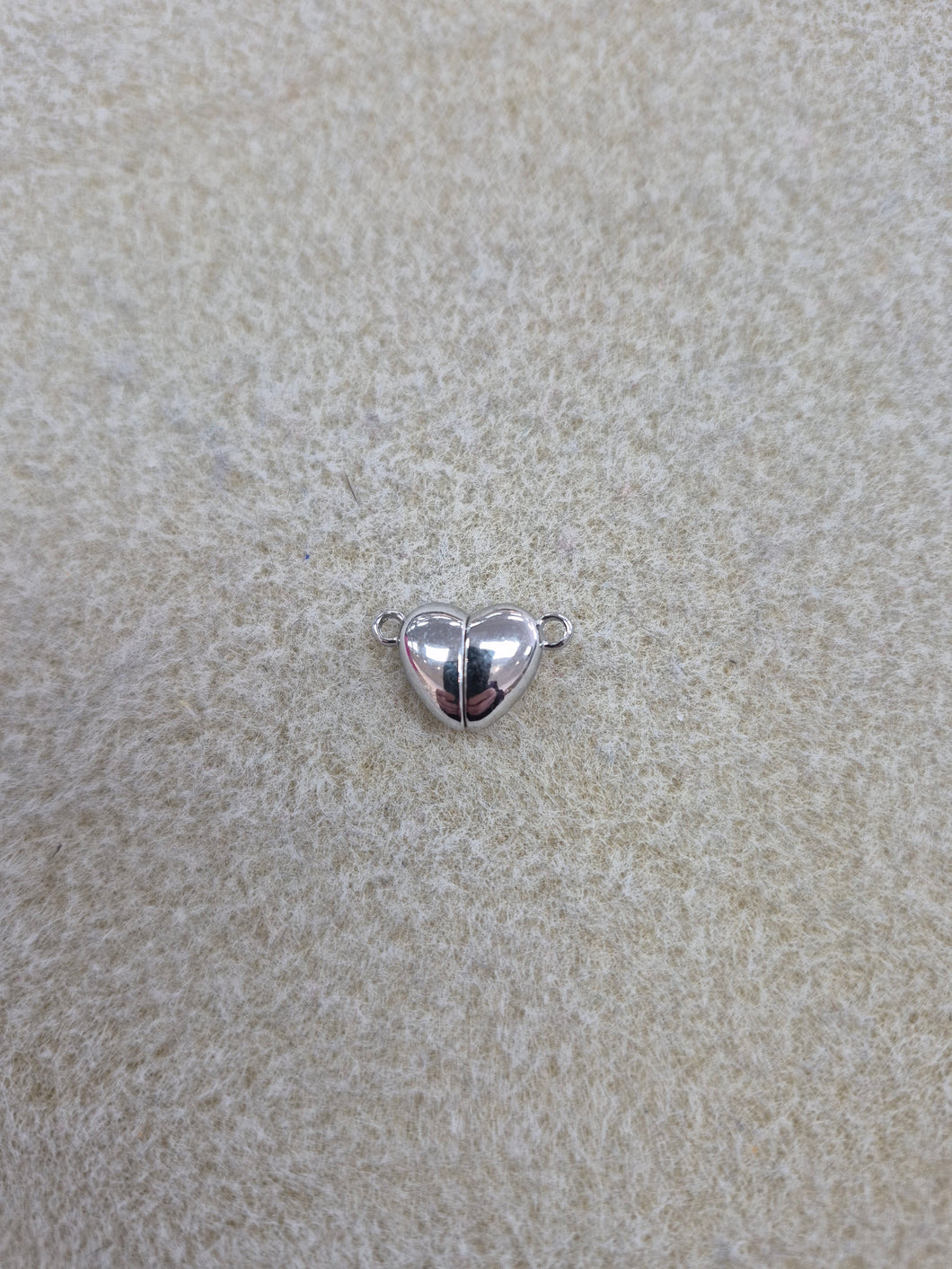 304 STAINLESS MAGNETIC CLASP HEART
