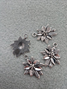 POINSETTIA CHARMS