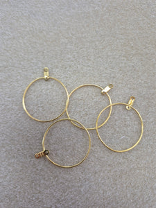 GOLDEN HOOP EARRING