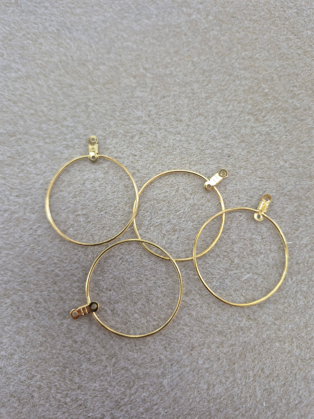 GOLDEN HOOP EARRING