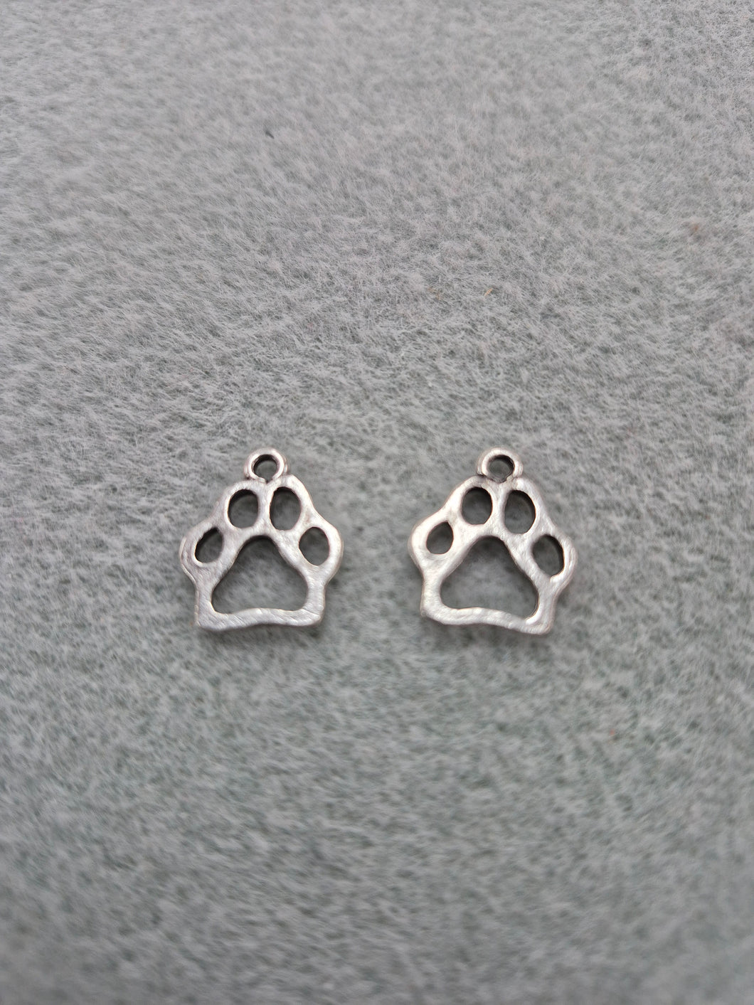 PEWTER PAW CHARM