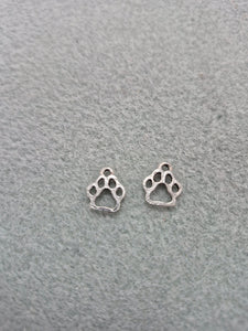 PEWTER PAW CHARM