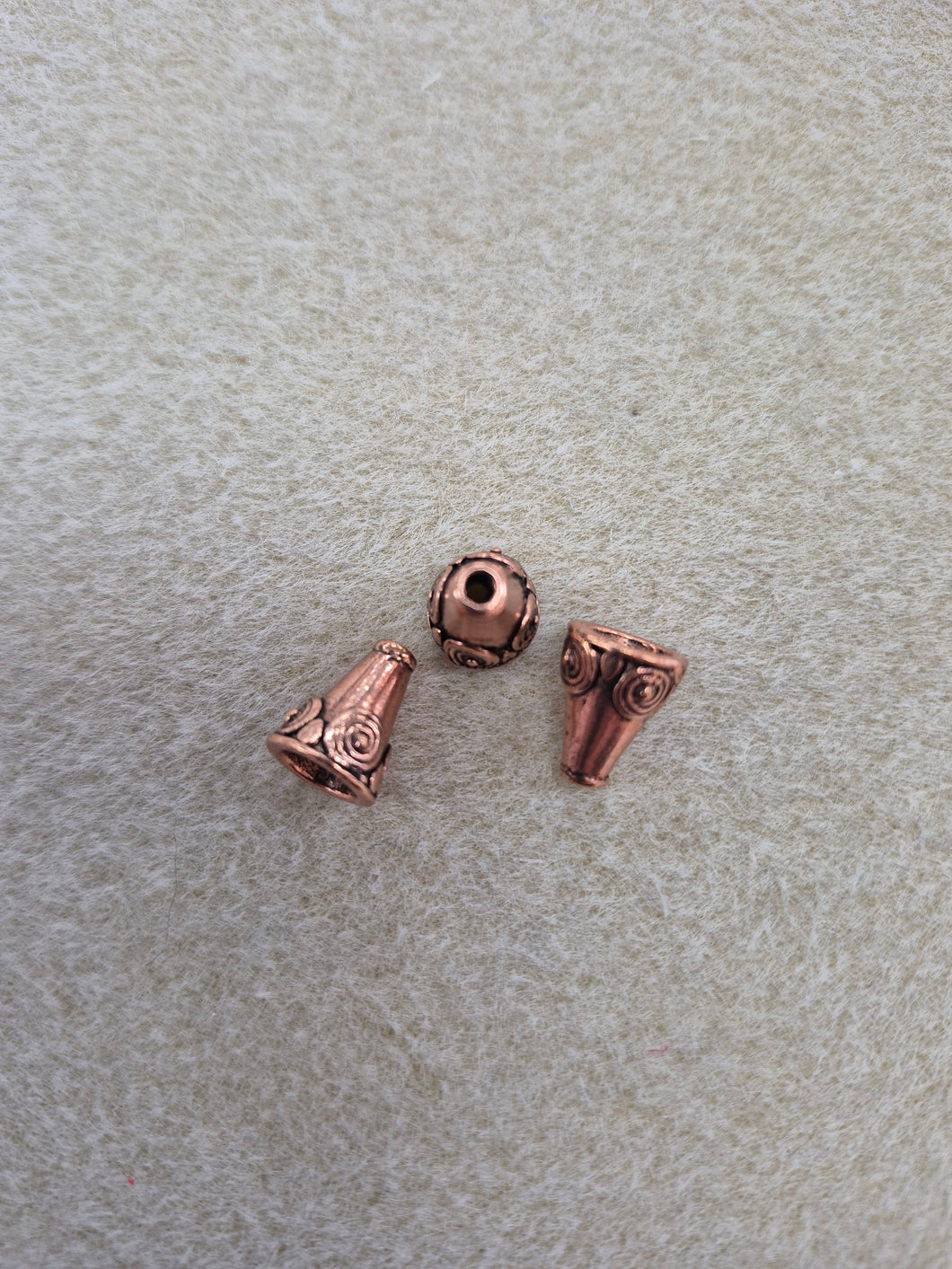 BEAD CONE BRIGHT COPPER