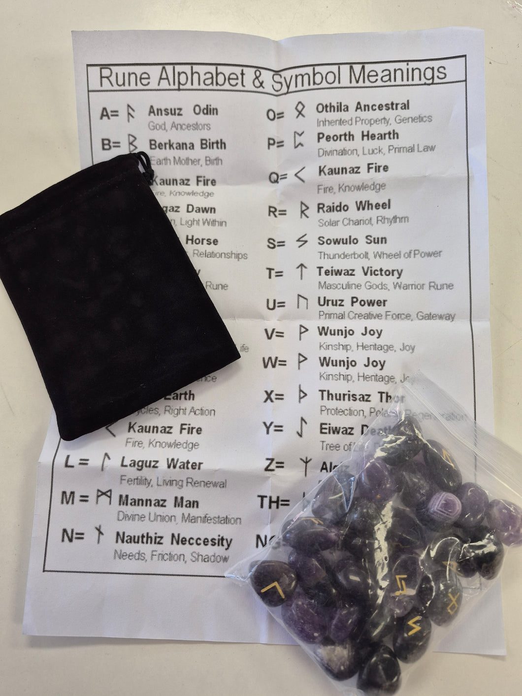 AMETHYST RUNES SET