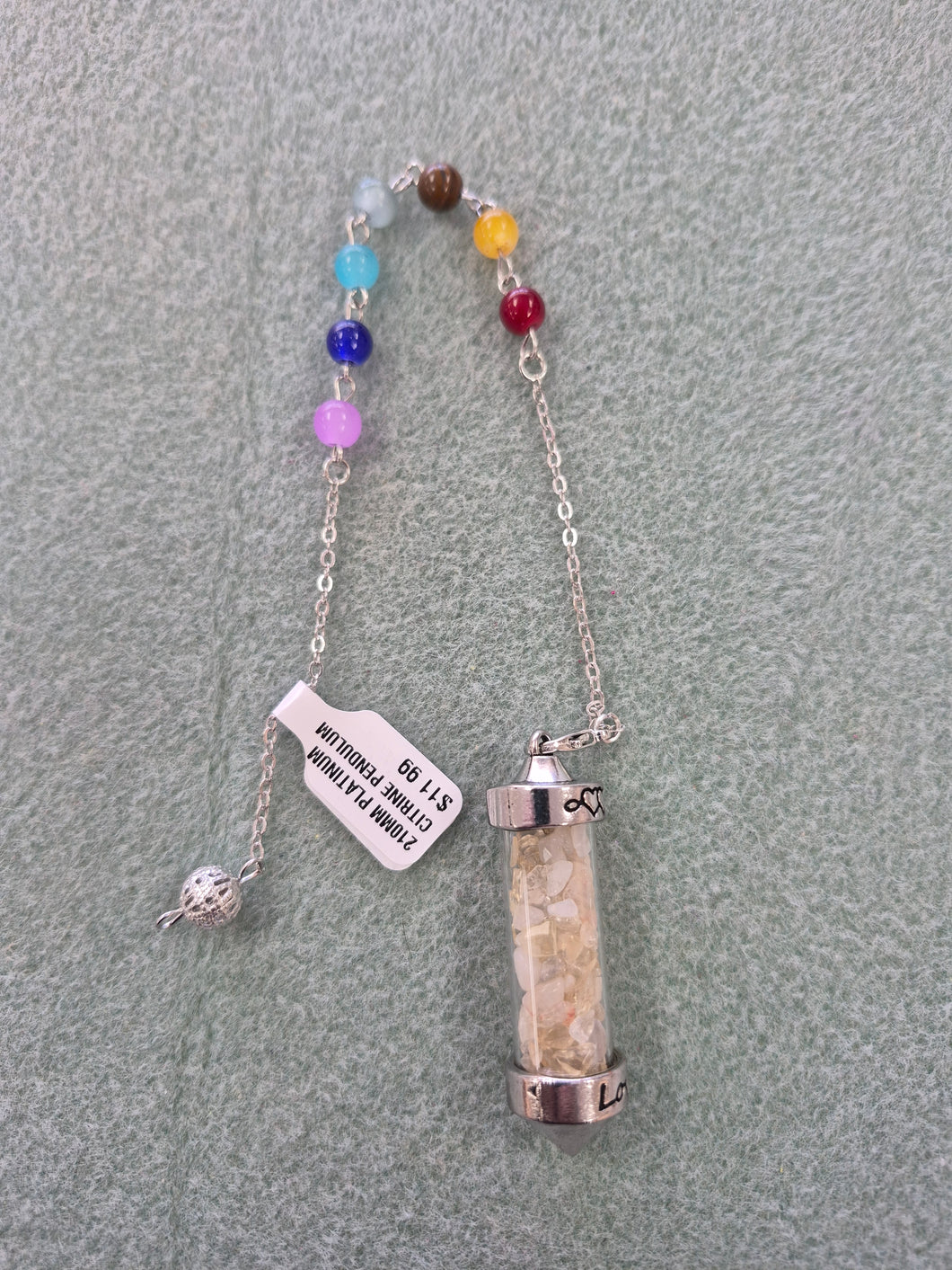 CITRINE PENDULUM