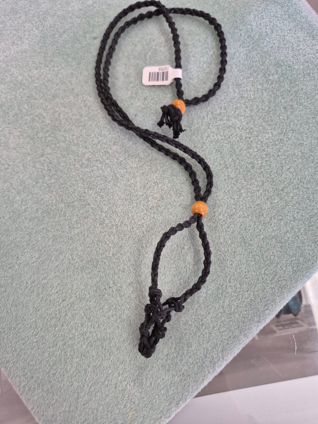 MACRAME POUCH BRAIDED NECKLACE