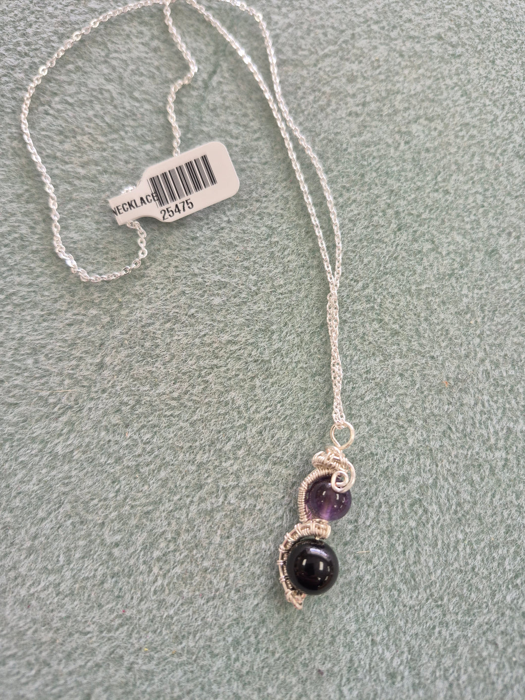 AMETHYST/TOURMALINE NECKLACE