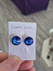 CRYSTAL STUD EARRINGS
