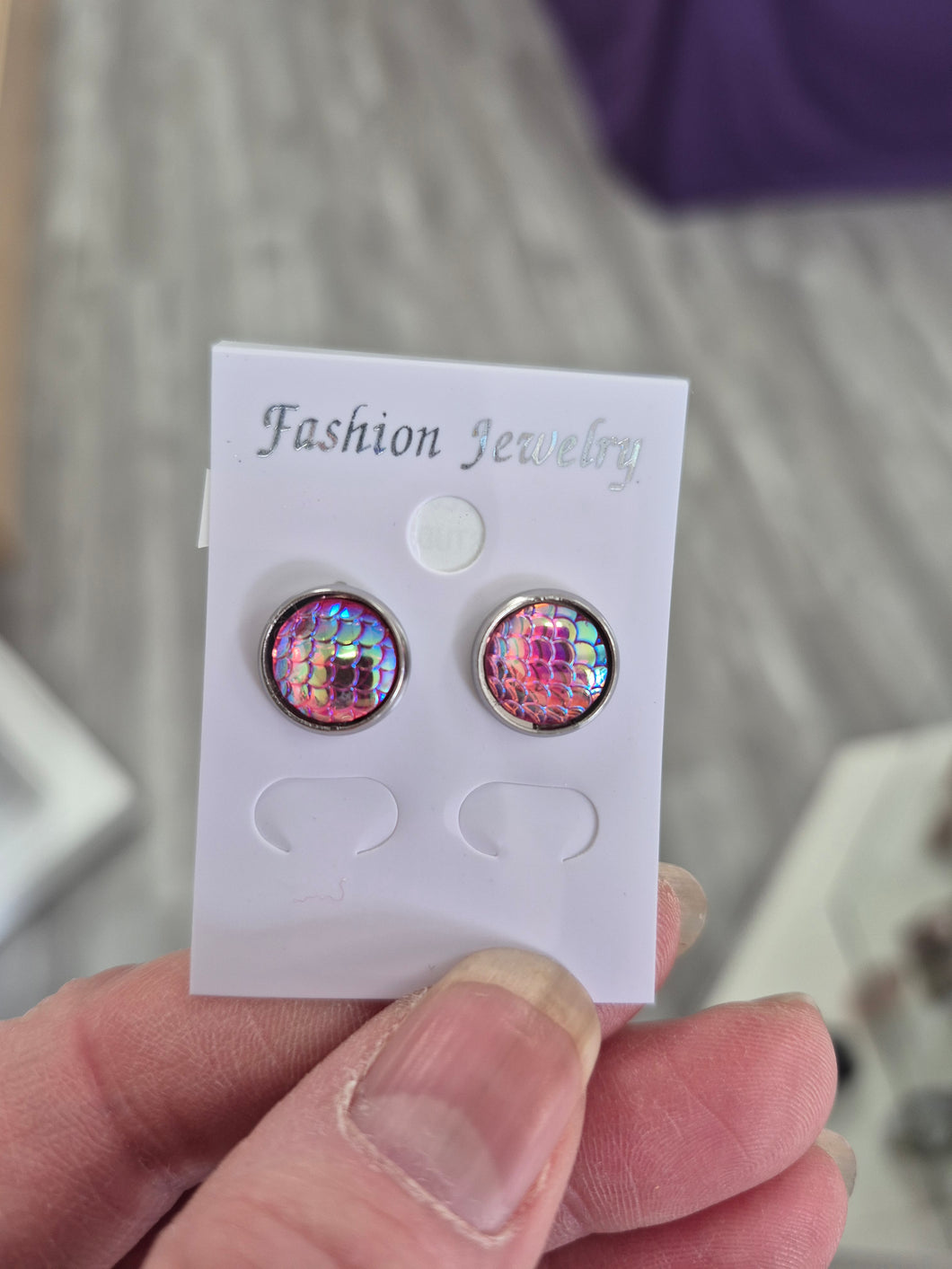 MERMAID STUD EARRINGS