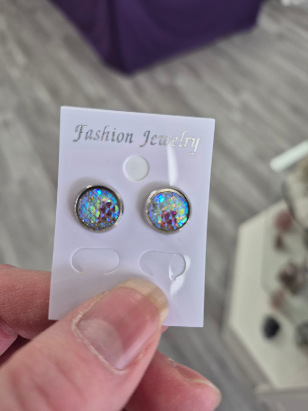 MERMAID STUD EARRINGS