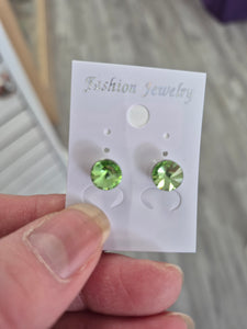 CRYSTAL STUD EARRINGS