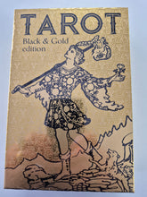 Load image into Gallery viewer, BLACK AND GOLD TAROT DECK
