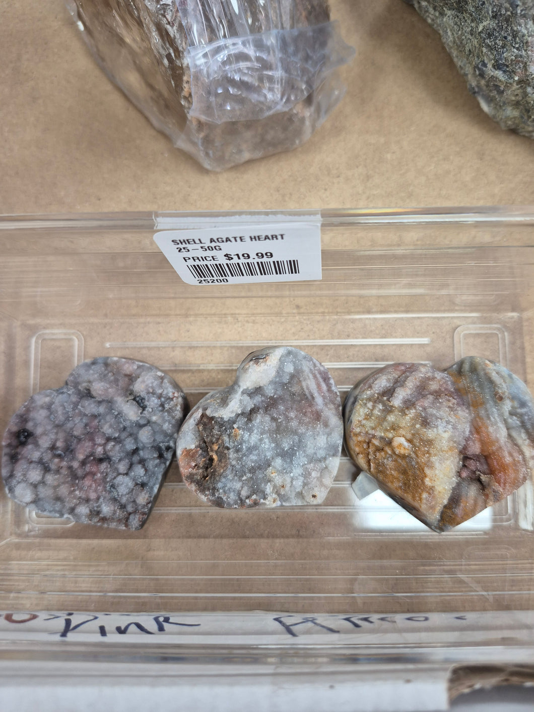 SHELL AGATE HEART