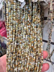 MIXED GEMSTONE FACETED 3MM